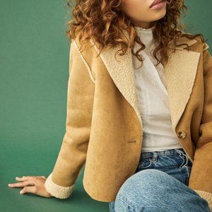 Reformation Stoke Jacket in Camel